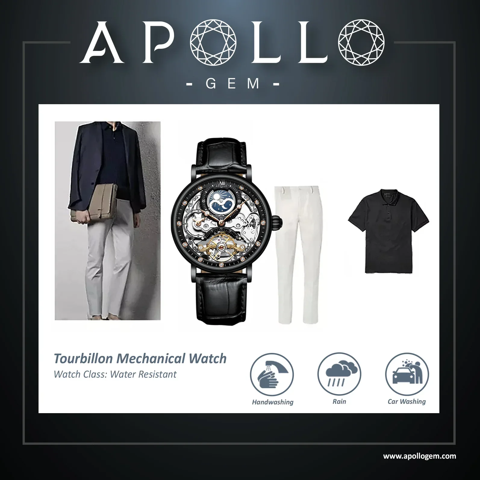 Automatic Watch - Apollo Space Black - Image 5