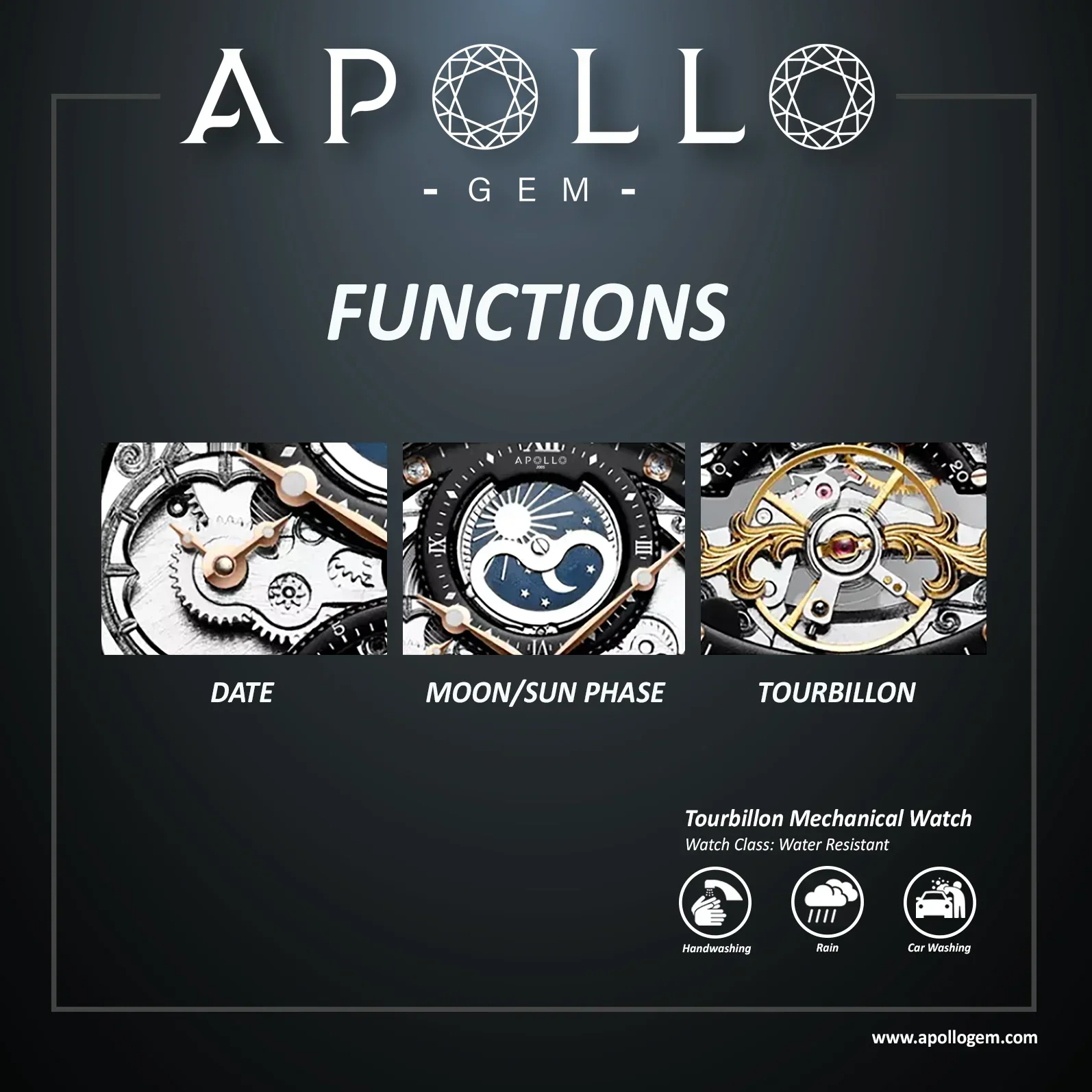 Automatic Watch - Apollo Space Black - Image 6