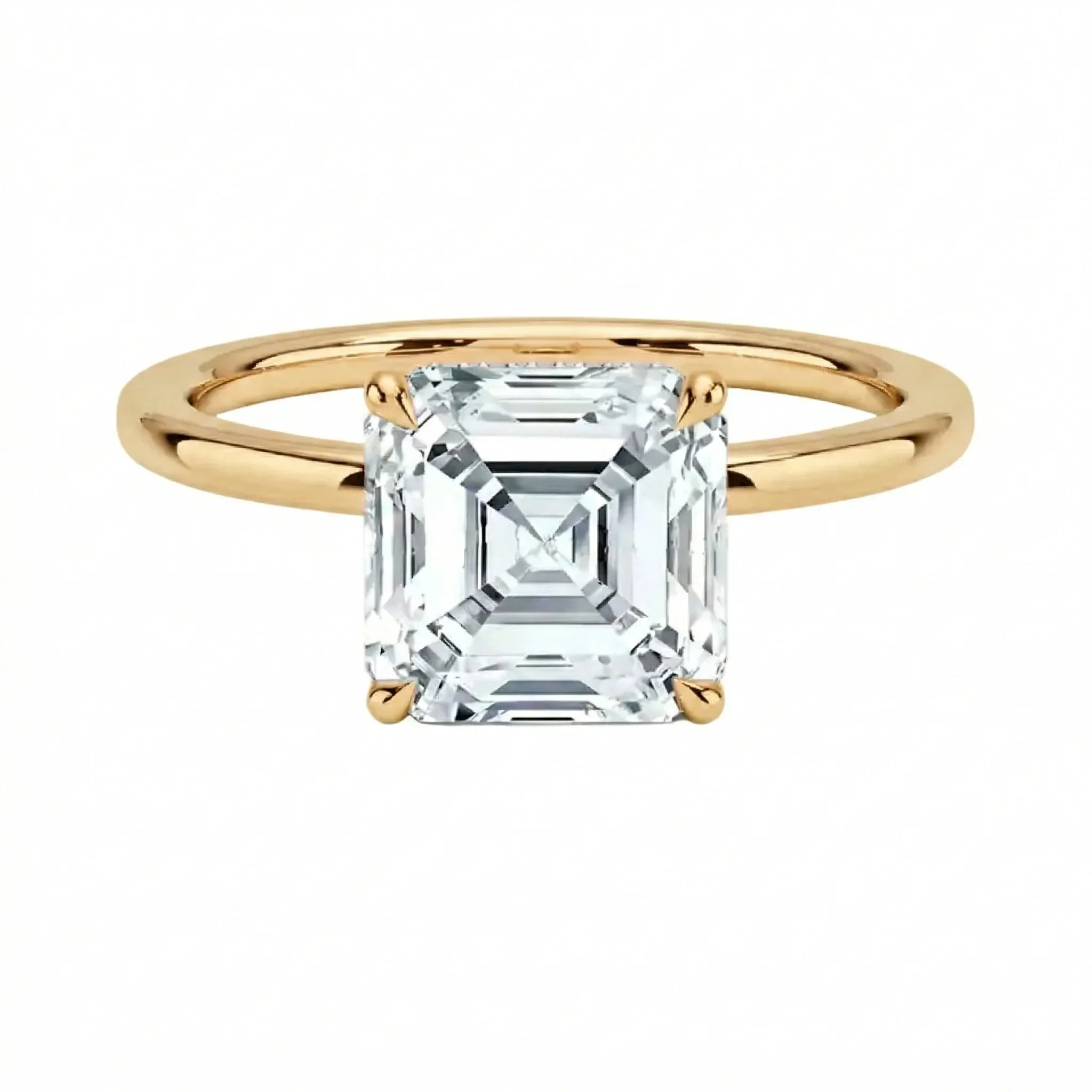 The Asscher Classic – Royal Step-Cut Solitaire