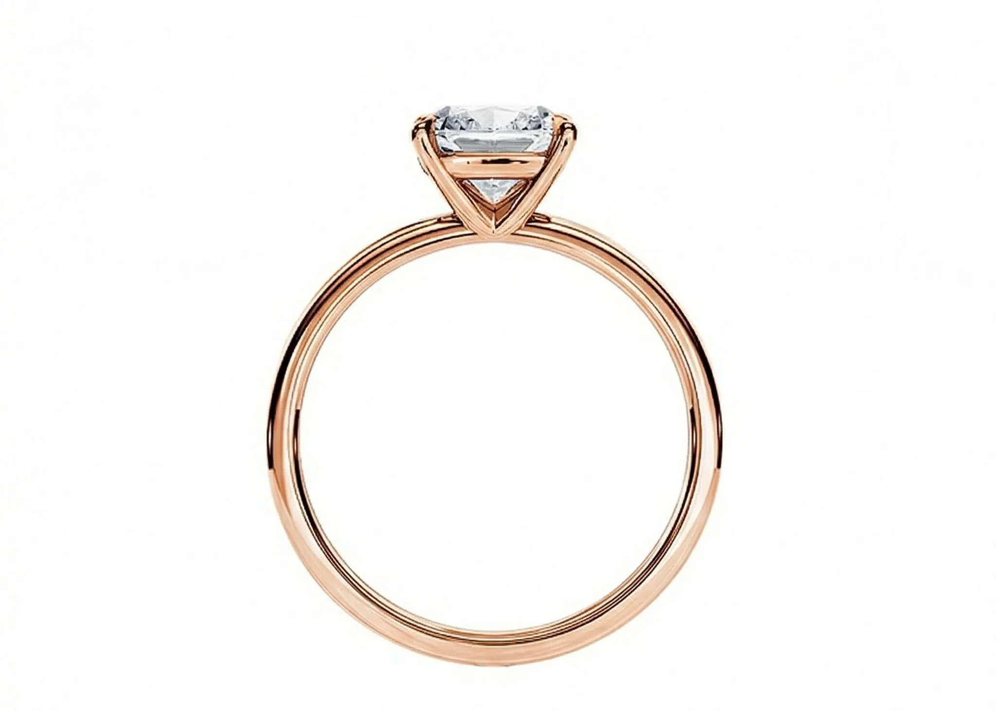 The Classic Cushion – Solitaire Moissanite Engagement Ring - Image 6