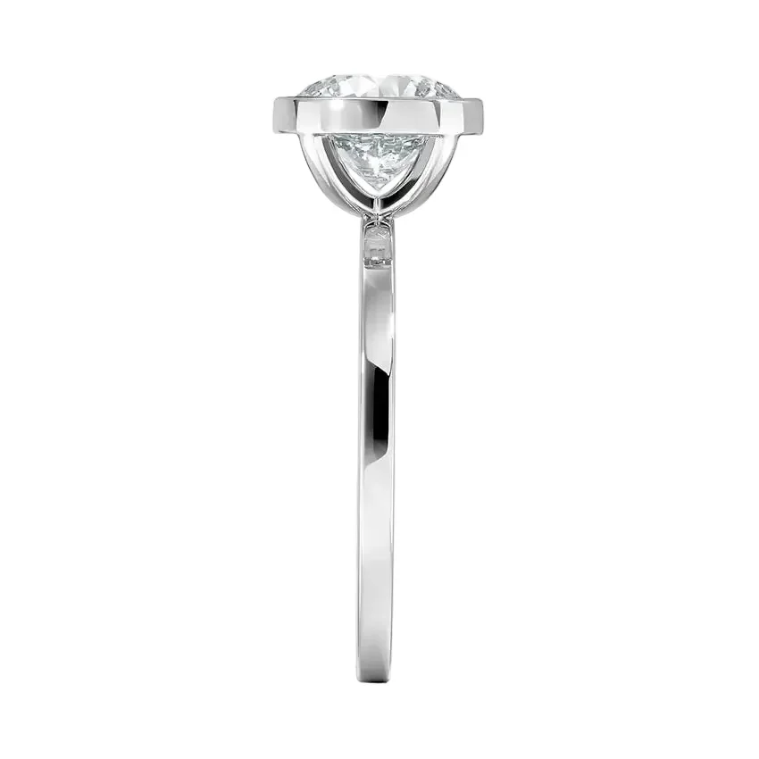 The Cushion Bezel – Modern Gold Solitaire - Image 7