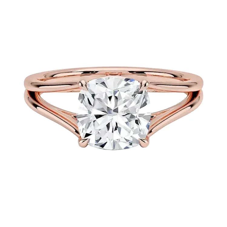 The Cushion V-Split – Bold Architectural Solitaire - Image 4