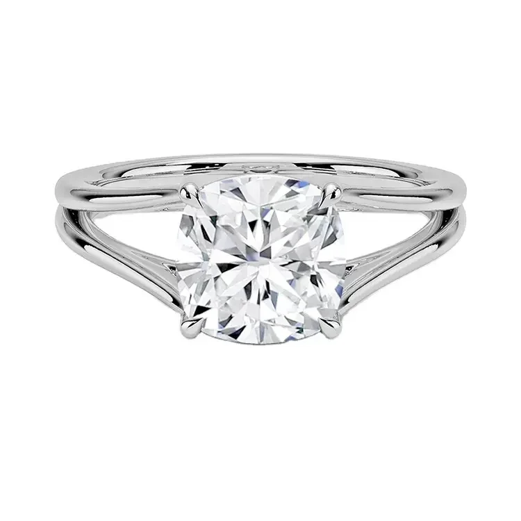 The Cushion V-Split – Bold Architectural Solitaire - Image 7