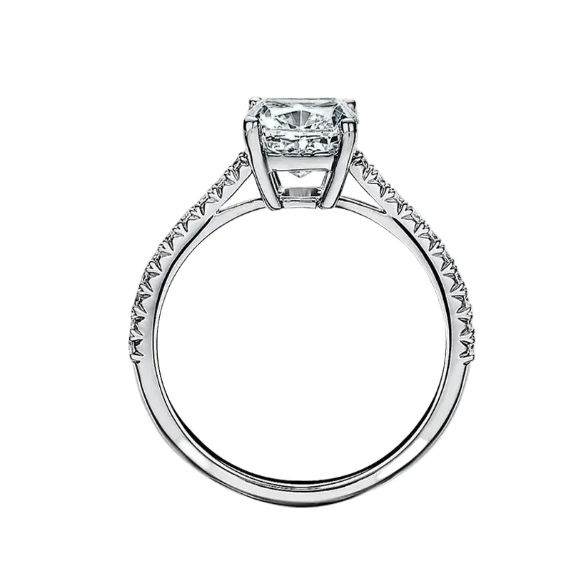 The Elongated Cushion Pavé – Eternal Radiance Band - Image 8
