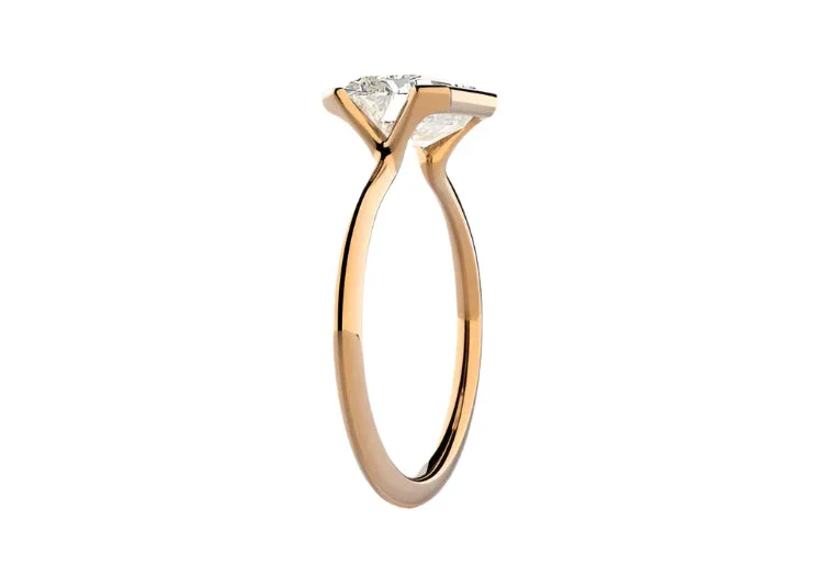The Emerald Column – Modern East-West Solitaire - Image 8