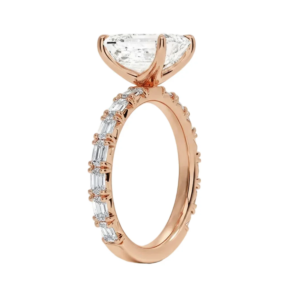 The Emerald Eternity – Grand Step-Cut Baguette Ring - Image 5