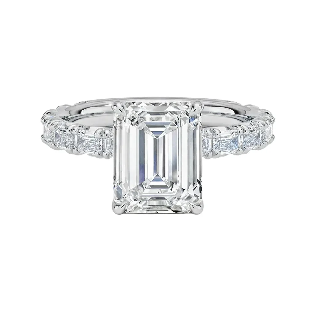 The Emerald Eternity – Grand Step-Cut Baguette Ring - Image 7