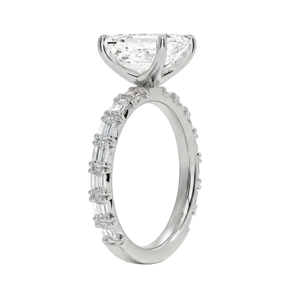 The Emerald Eternity – Grand Step-Cut Baguette Ring - Image 8