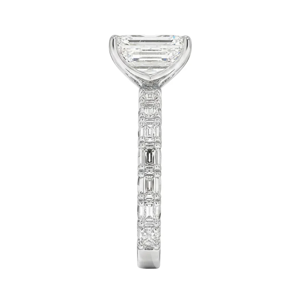 The Emerald Eternity – Grand Step-Cut Baguette Ring - Image 9