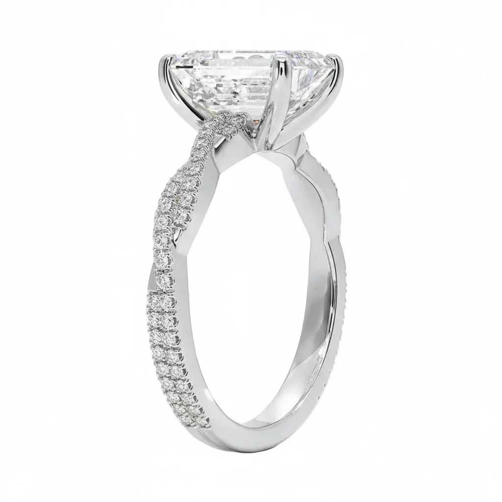 The Emerald Infinity Twist – Elegant Vine Band - Image 5