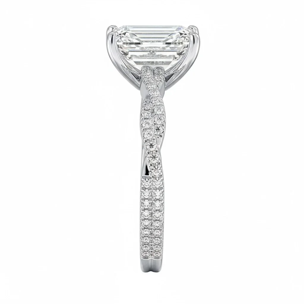 The Emerald Infinity Twist – Elegant Vine Band - Image 6