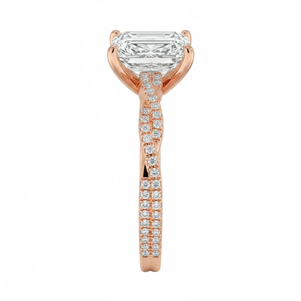 The Emerald Infinity Twist – Elegant Vine Band - Image 9