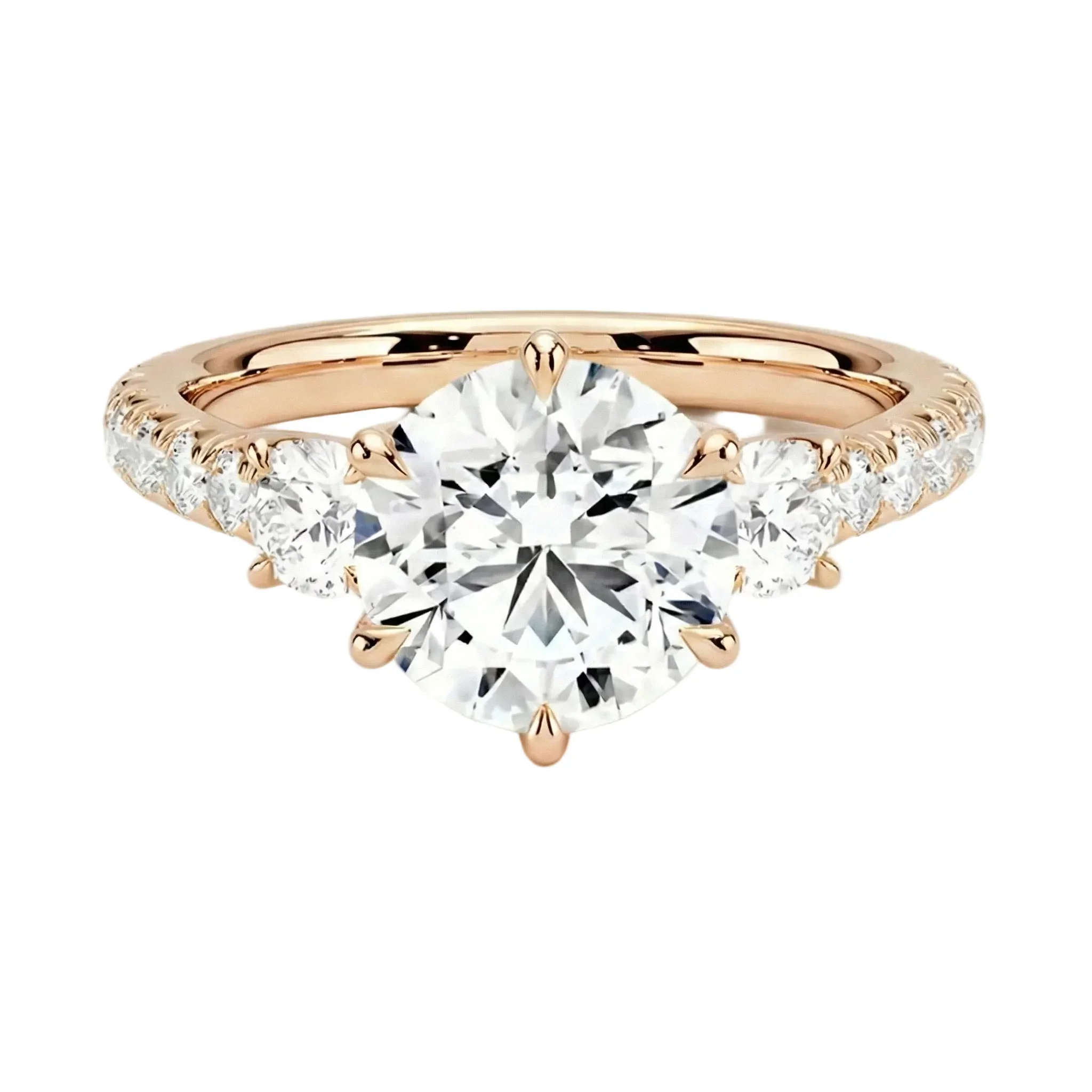 The Eternal Radiance Multi-Stone – Grand Brilliant Pavé Ring - Image 4