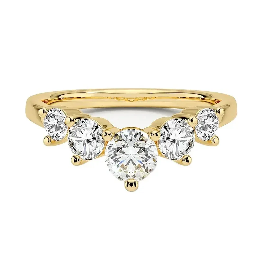 The Graduated Channel Five-Stone – Secure Statement Band