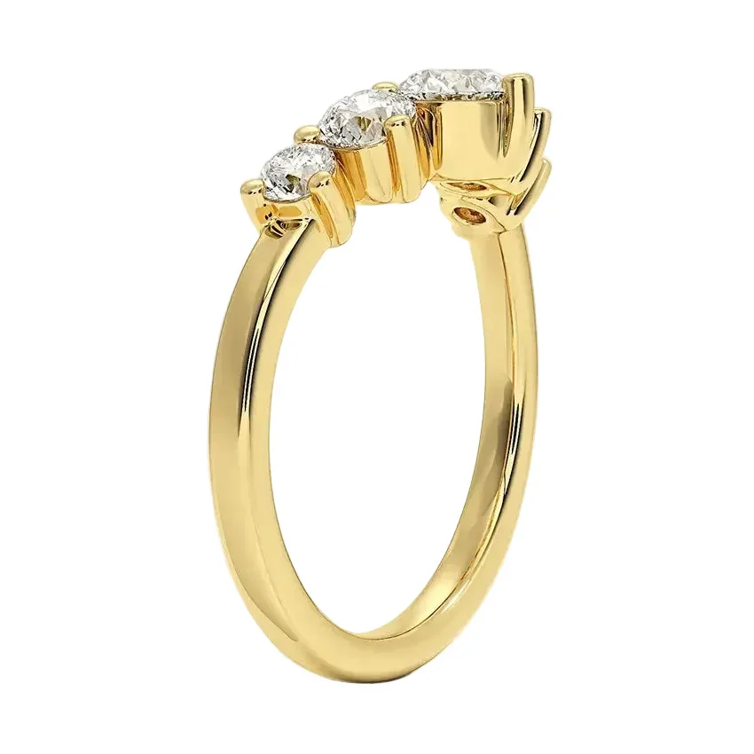 The Graduated Channel Five-Stone – Secure Statement Band - Image 2