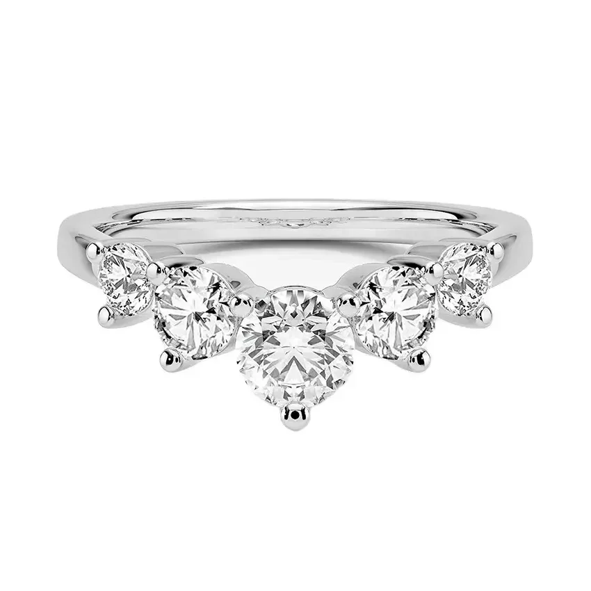 The Graduated Channel Five-Stone – Secure Statement Band - Image 3