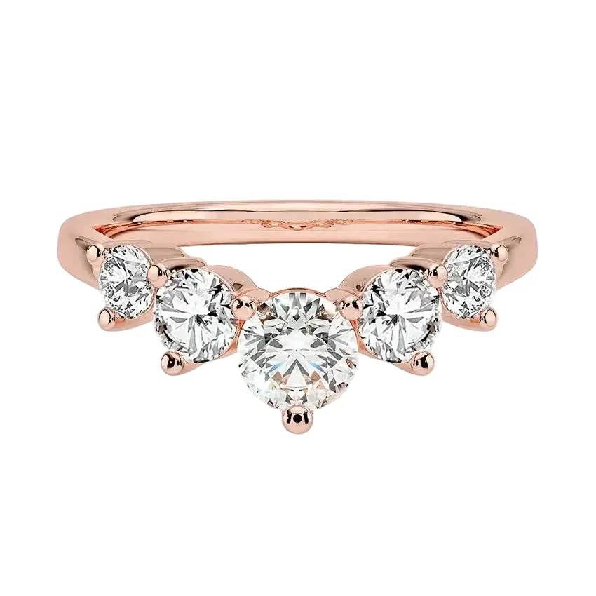 The Graduated Channel Five-Stone – Secure Statement Band - Image 5