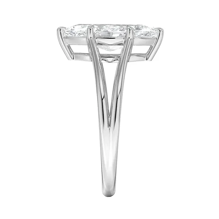 The Marquise Split-Band – Architectural Elongating Solitaire - Image 5