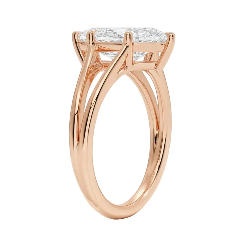 The Marquise Split-Band – Architectural Elongating Solitaire - Image 8
