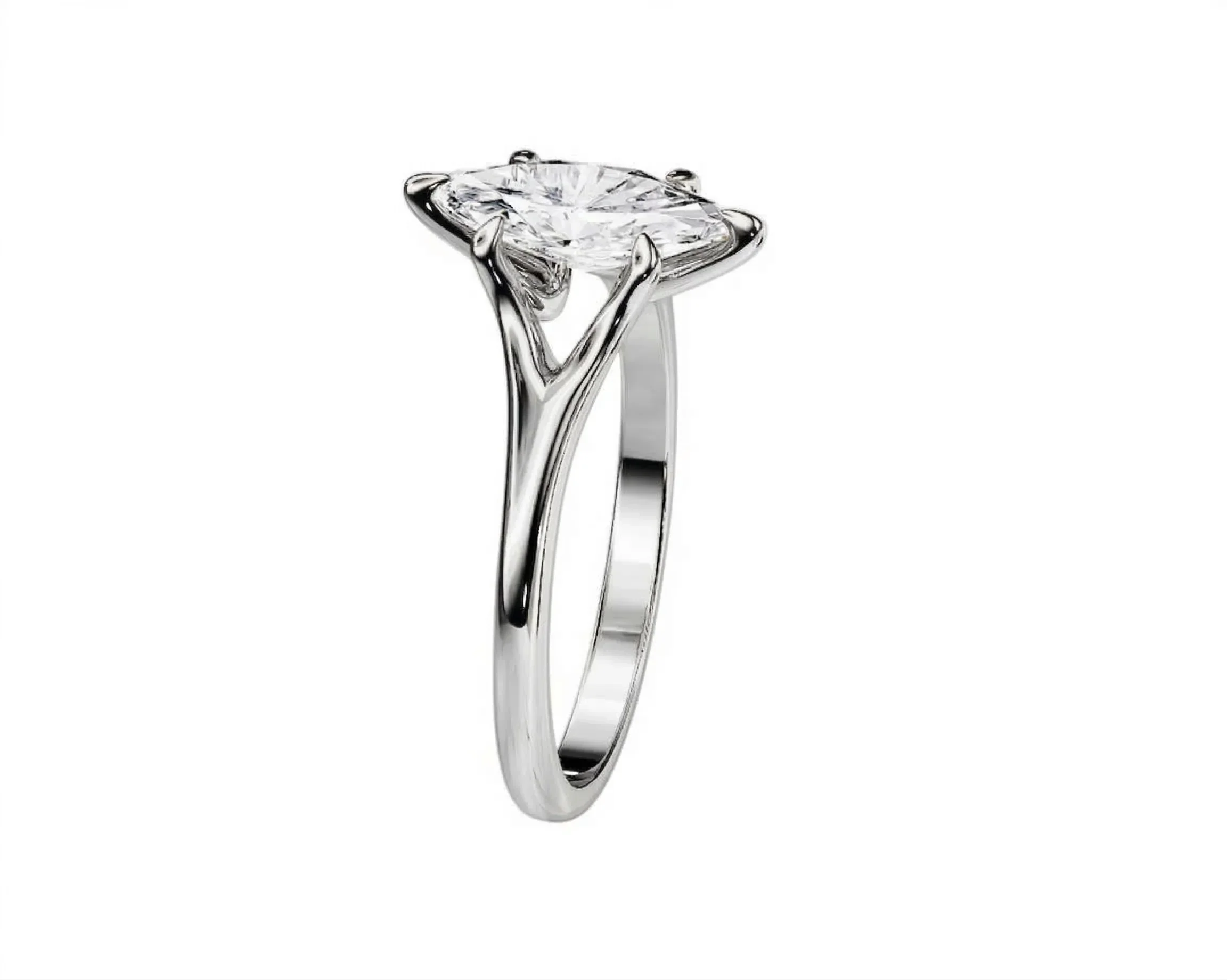 The Marquise V-Split – Royal Elegance Solitaire - Image 6