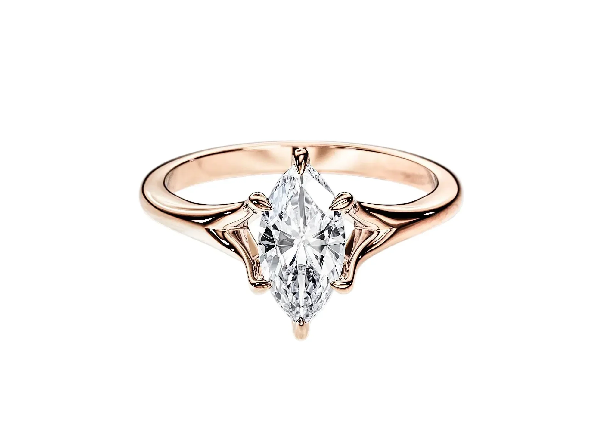 The Marquise V-Split – Royal Elegance Solitaire - Image 7
