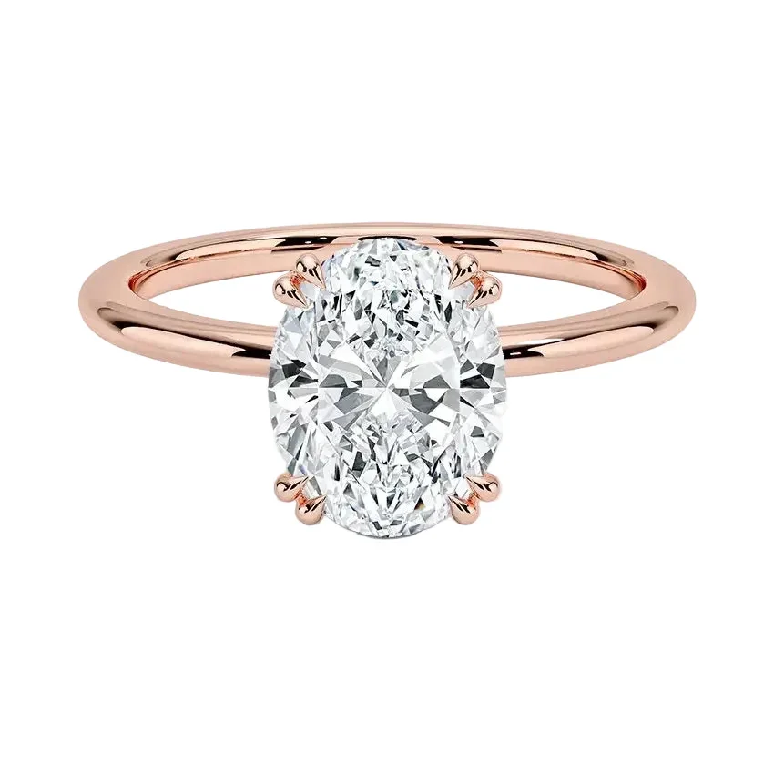 The Oval Double Claw – Vintage Precision Solitaire - Image 4