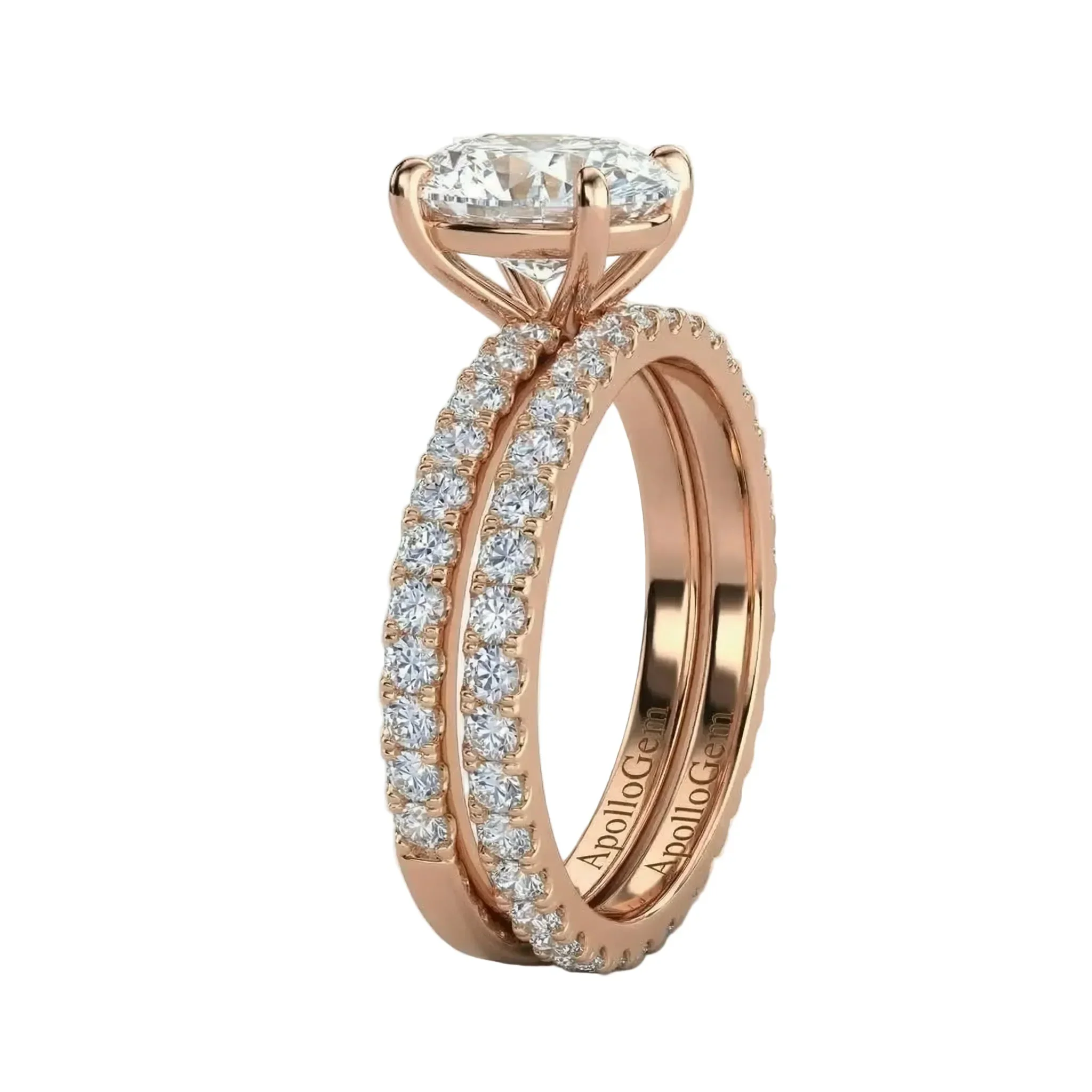 The Oval Duo Infinity – Ultimate Bridal Set - Image 11