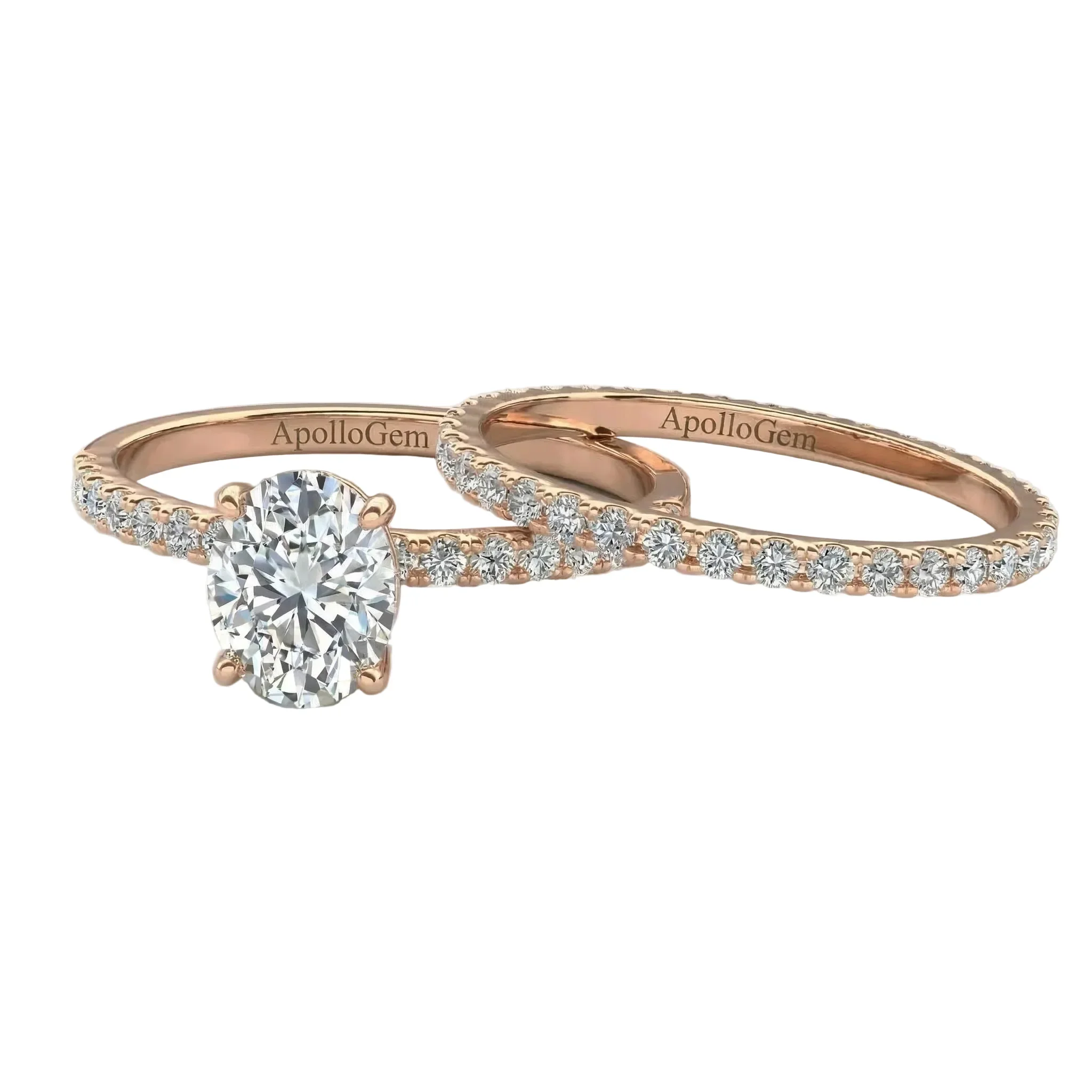 The Oval Duo Infinity – Ultimate Bridal Set - Image 12