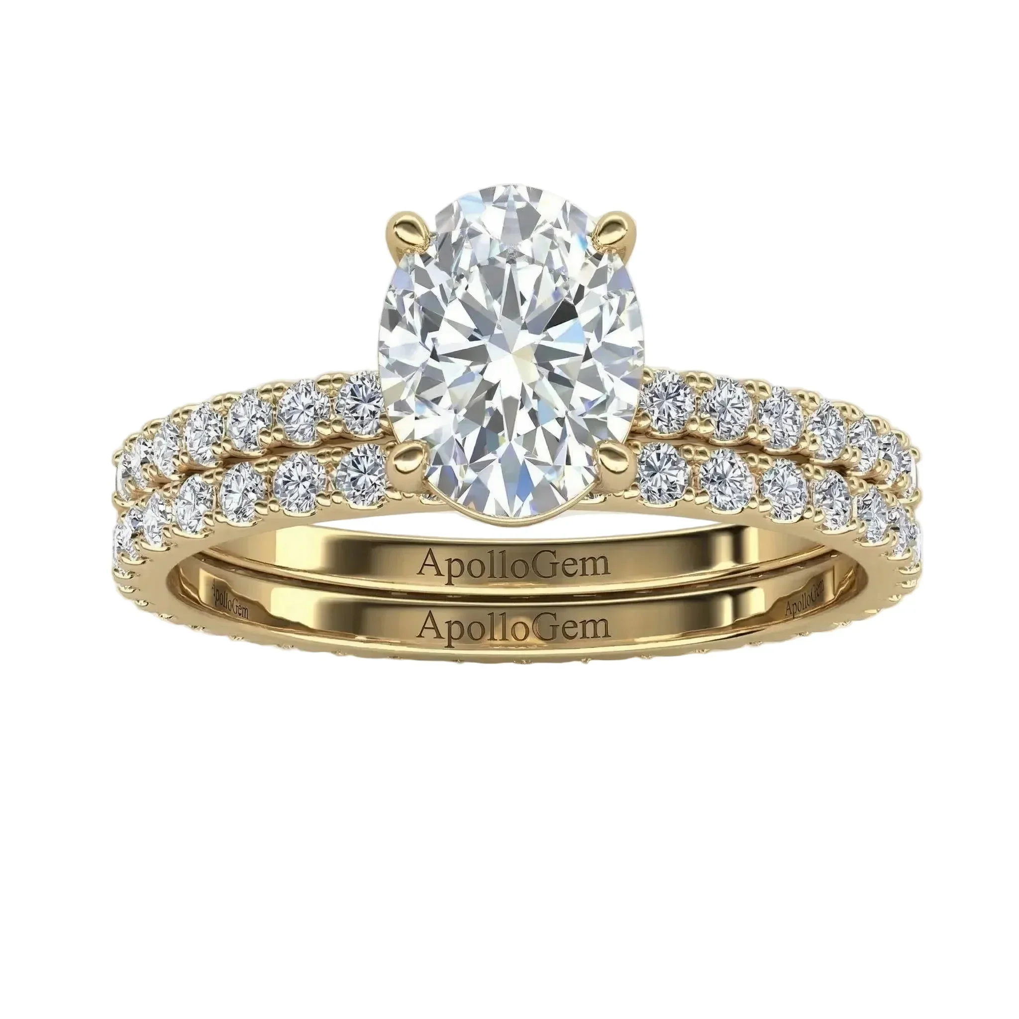 The Oval Duo Infinity – Ultimate Bridal Set - Image 2
