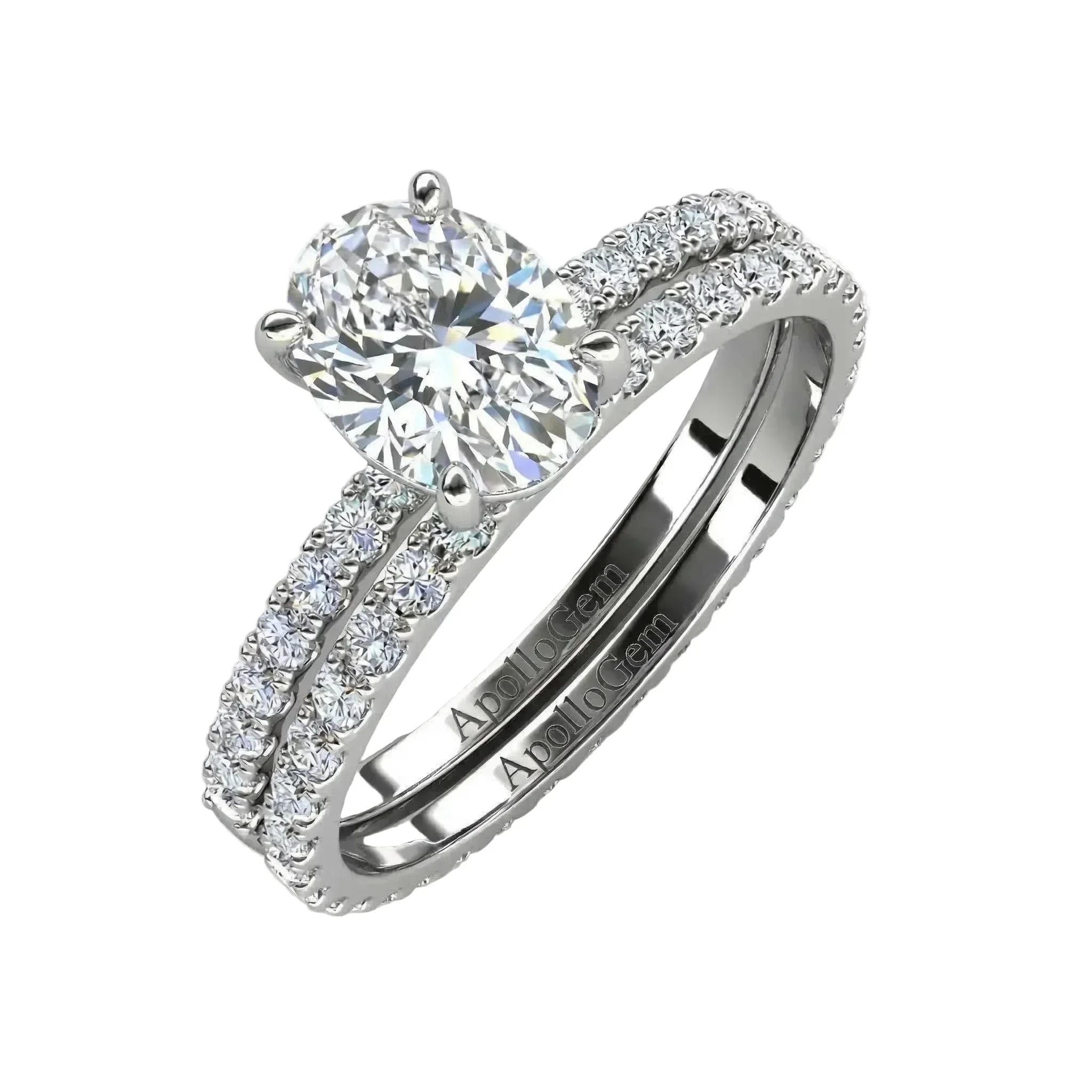 The Oval Duo Infinity – Ultimate Bridal Set - Image 5