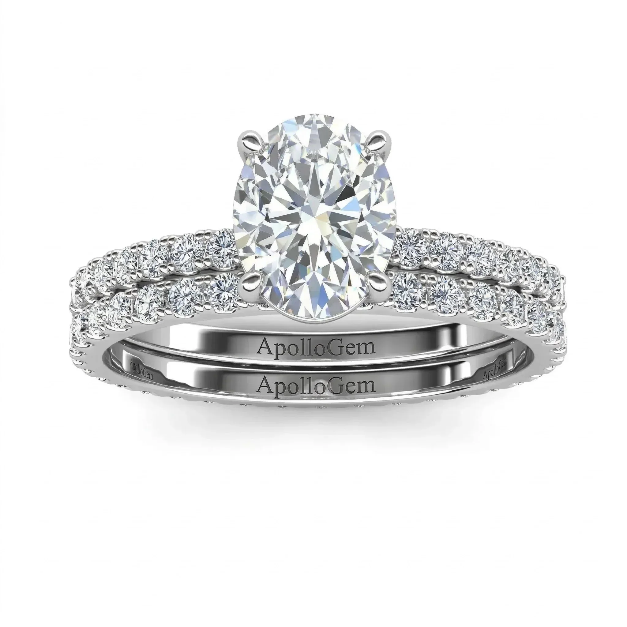The Oval Duo Infinity – Ultimate Bridal Set - Image 6