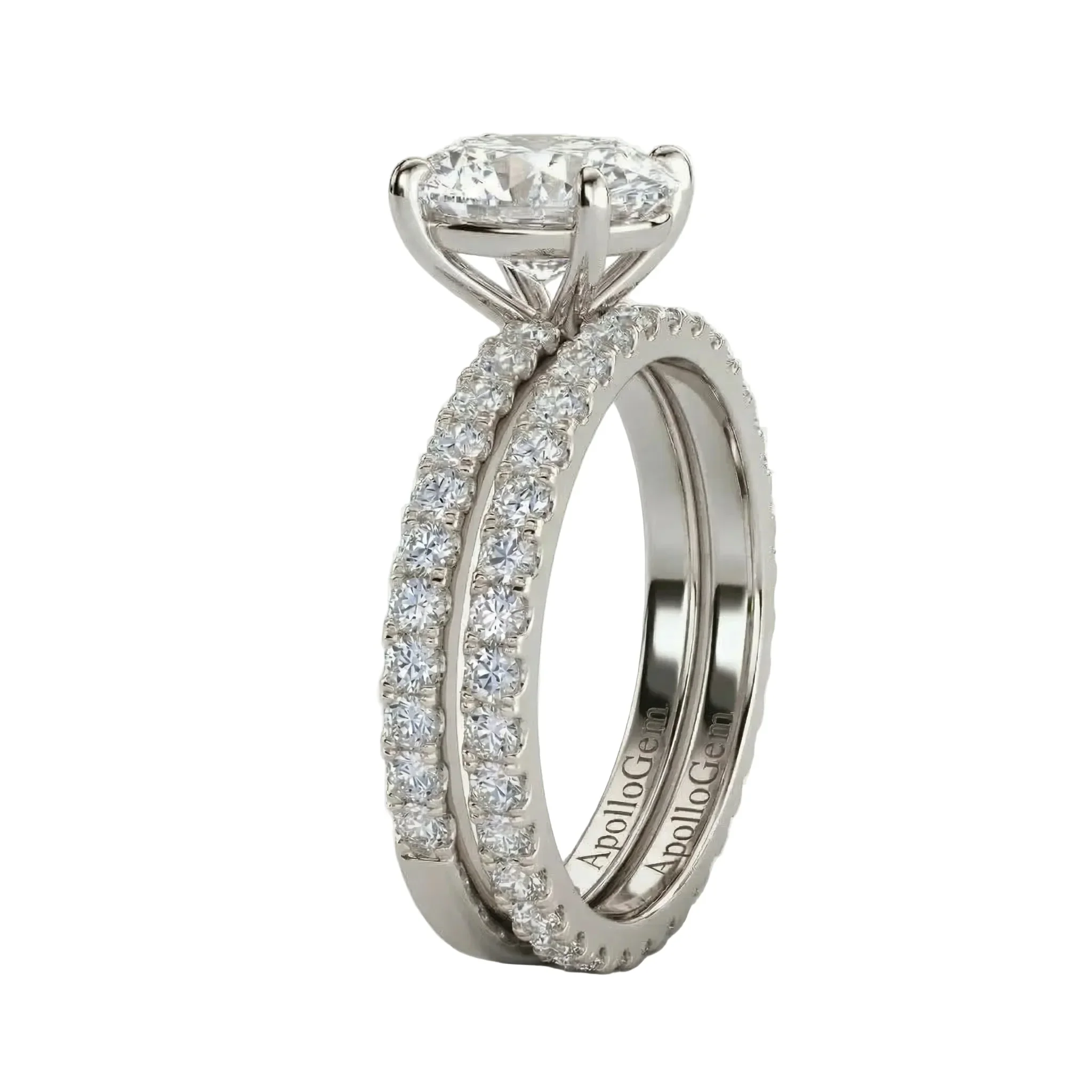 The Oval Duo Infinity – Ultimate Bridal Set - Image 8