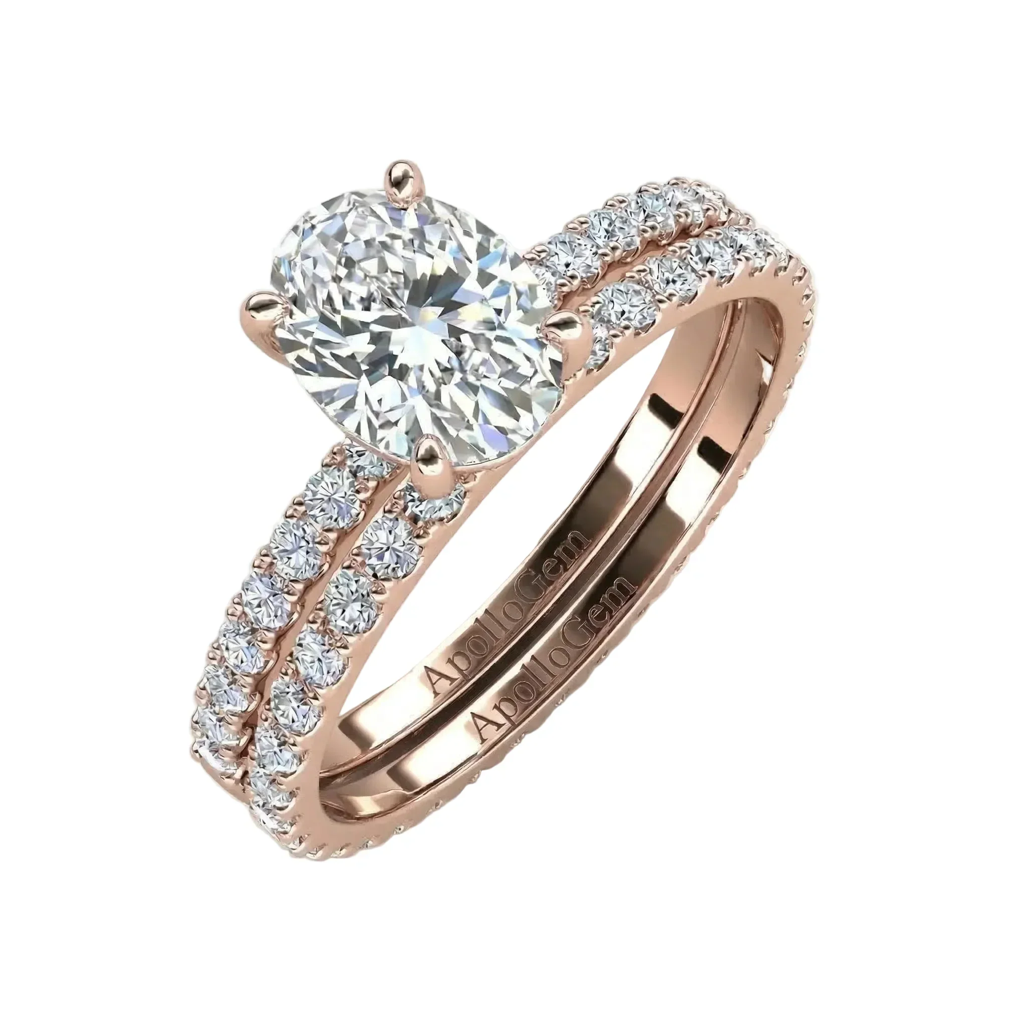 The Oval Duo Infinity – Ultimate Bridal Set - Image 9