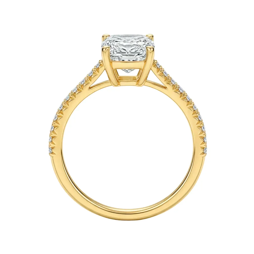 The Oval Pavé – Eternal Radiance Band - Image 2