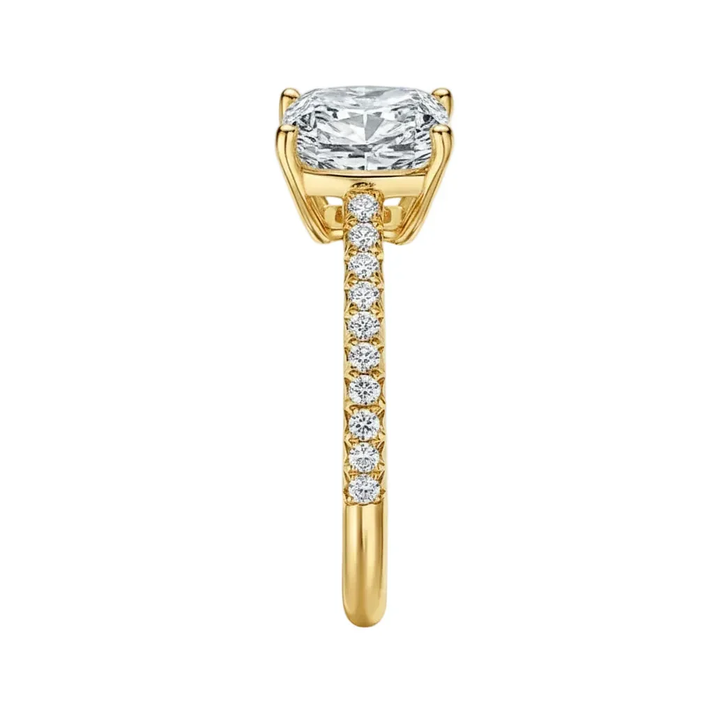The Oval Pavé – Eternal Radiance Band - Image 3