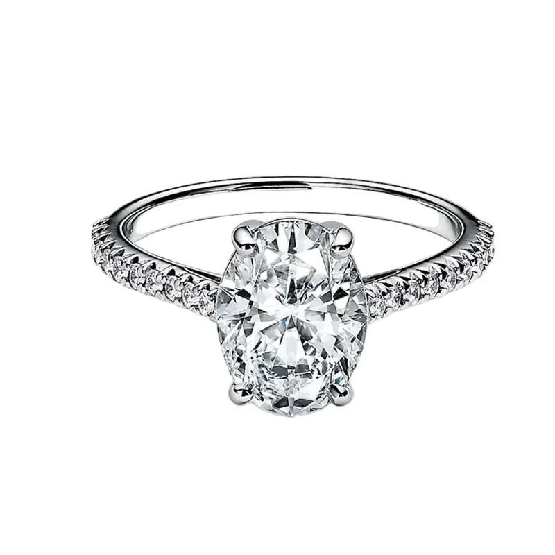 The Oval Pavé – Eternal Radiance Band - Image 7