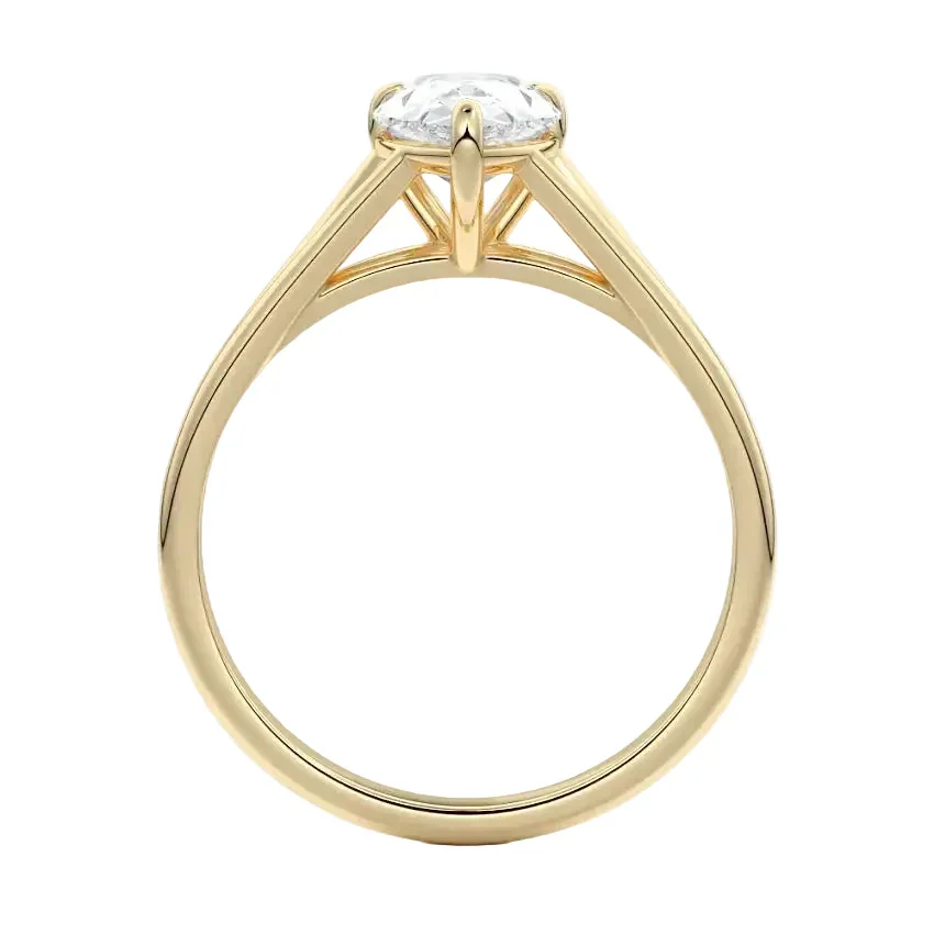 The Pear Cathedral V-Split – Majestic Architectural Solitaire - Image 2