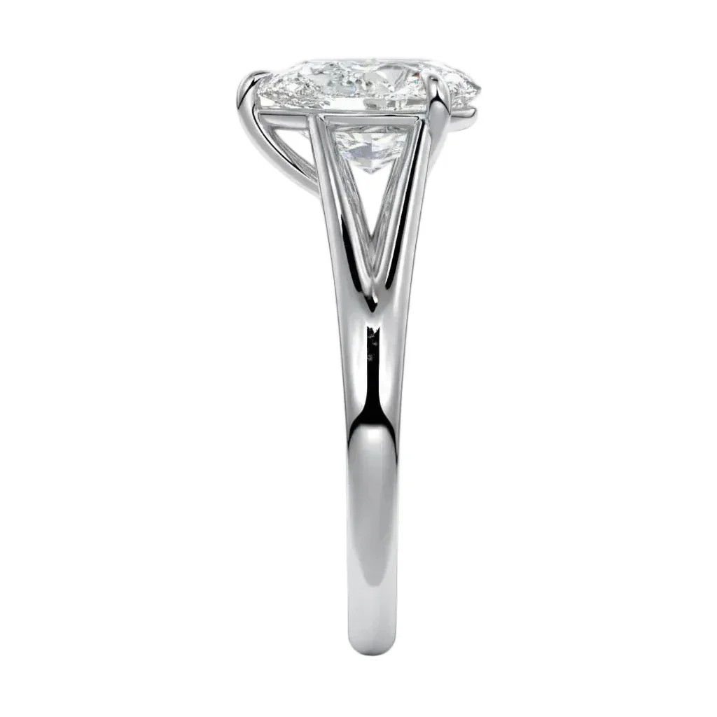 The Pear Cathedral V-Split – Majestic Architectural Solitaire - Image 6