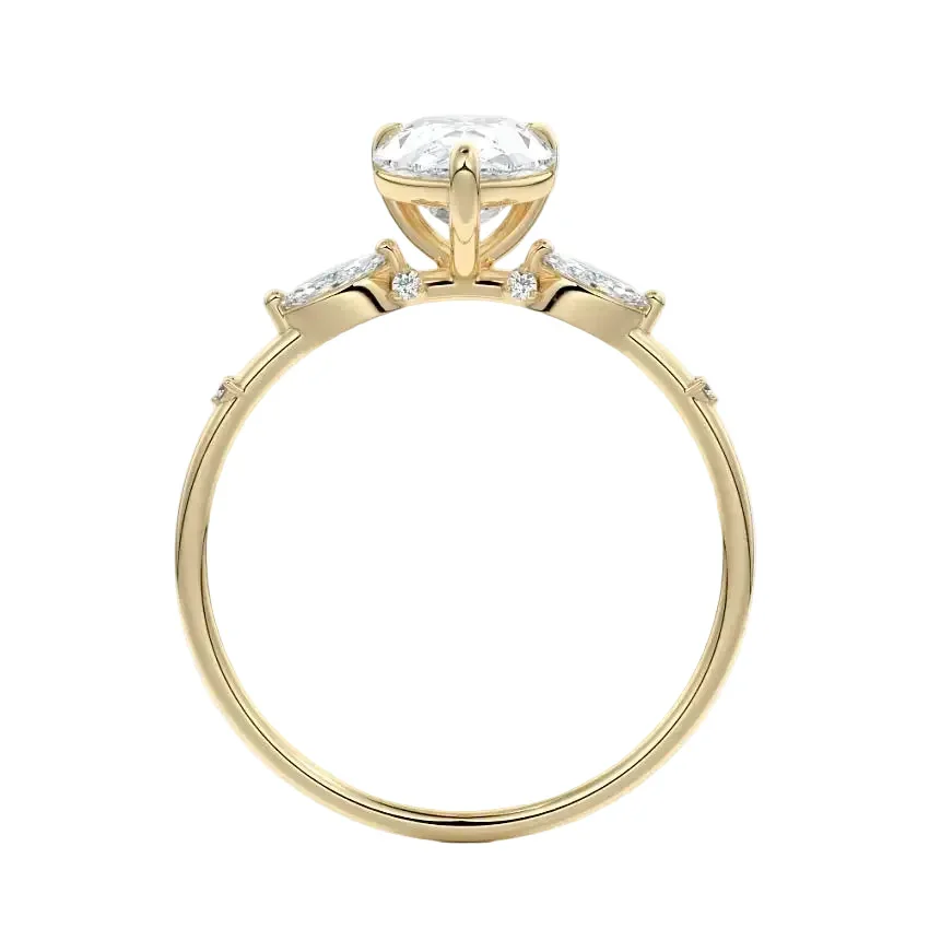 The Pear Willow Harmony – Nature-Inspired Grace Ring - Image 3
