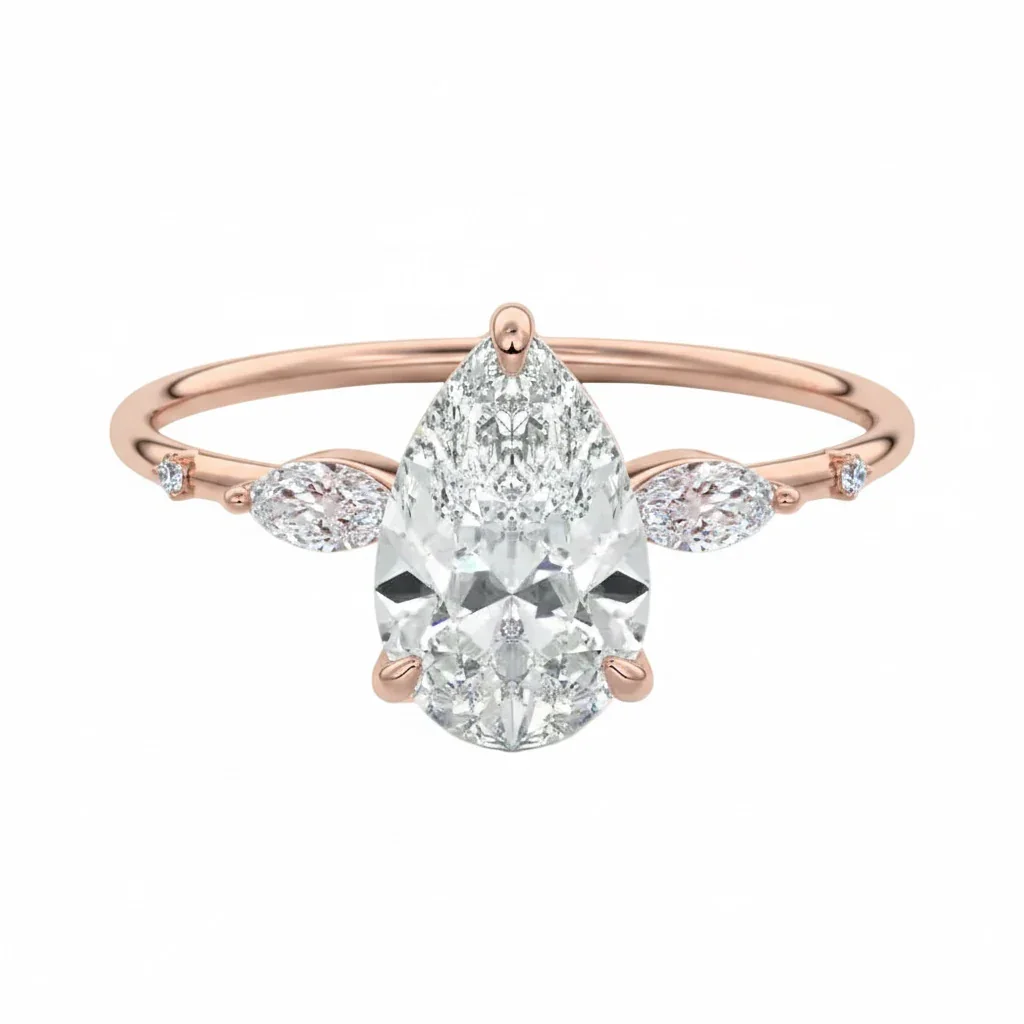 The Pear Willow Harmony – Nature-Inspired Grace Ring - Image 4