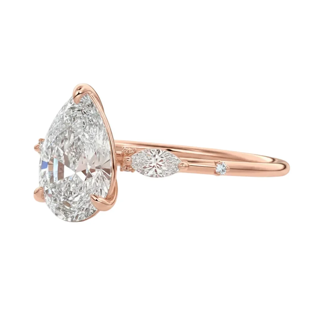 The Pear Willow Harmony – Nature-Inspired Grace Ring - Image 5