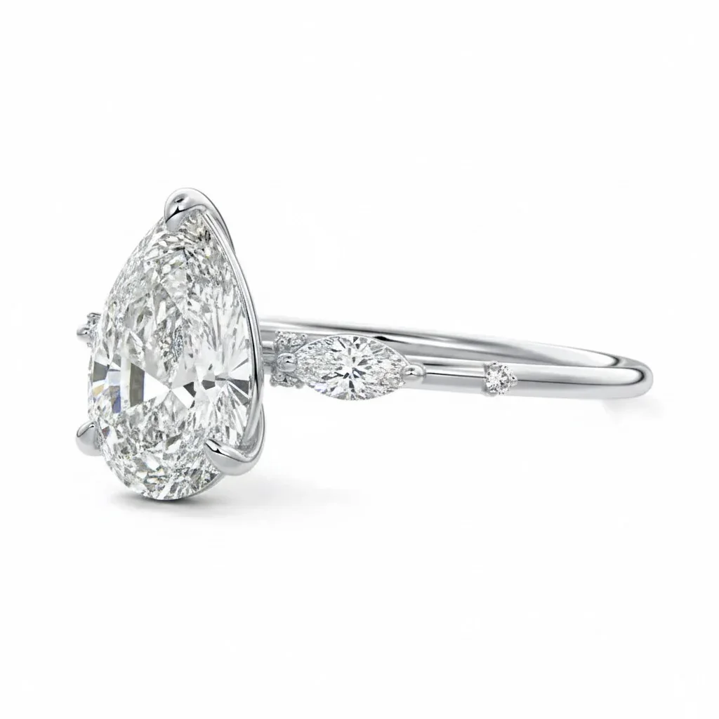 The Pear Willow Harmony – Nature-Inspired Grace Ring - Image 7