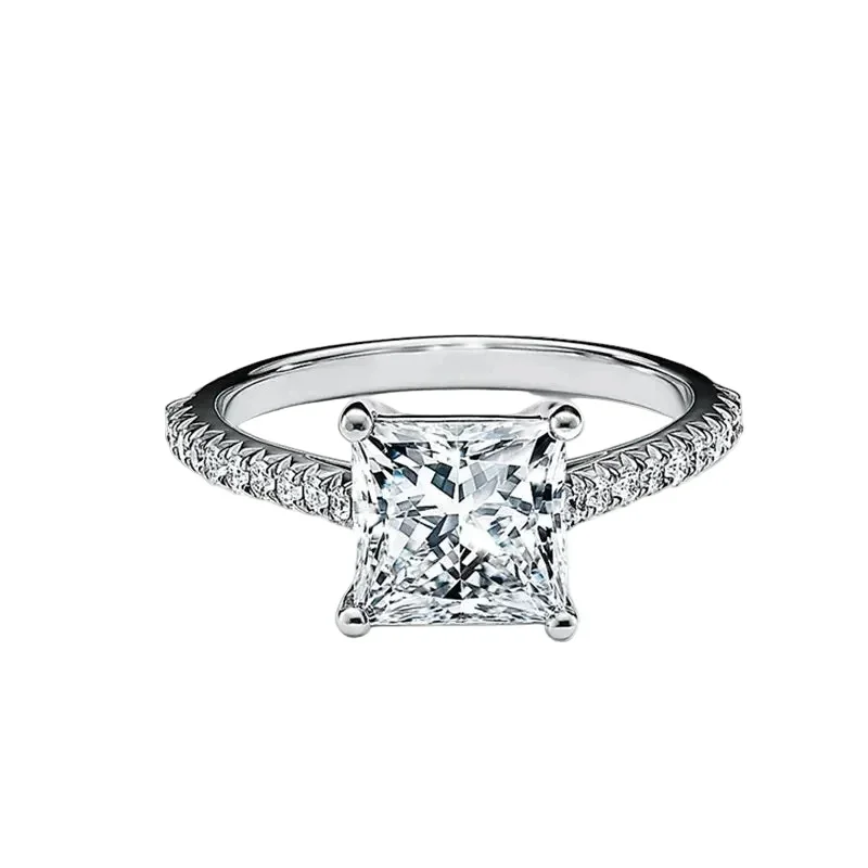 The Princess Cathedral Pavé – Timeless Radiance Band - Image 4