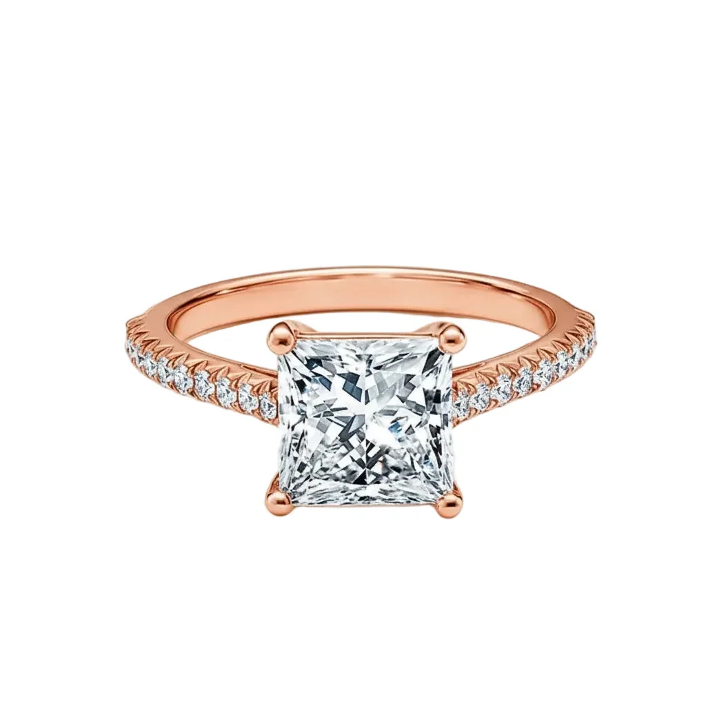 The Princess Cathedral Pavé – Timeless Radiance Band - Image 7