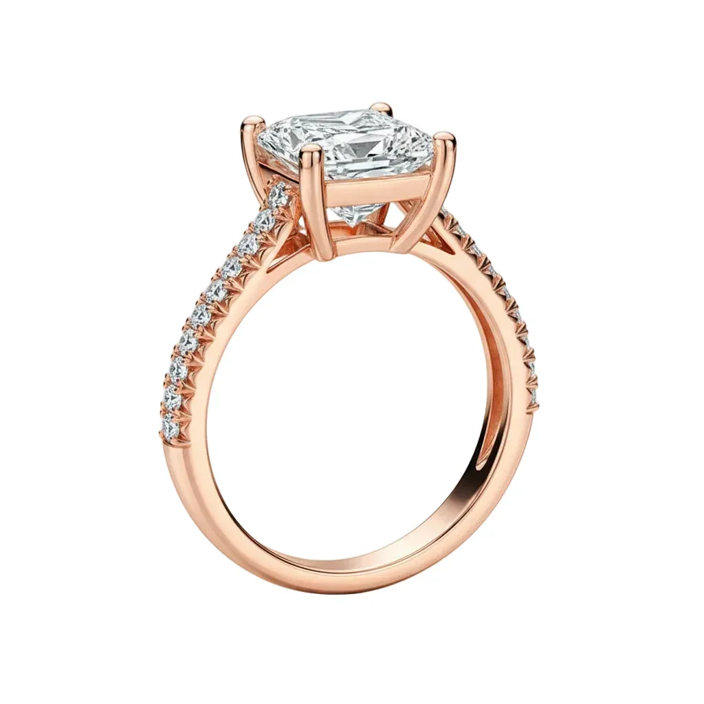 The Princess Cathedral Pavé – Timeless Radiance Band - Image 8