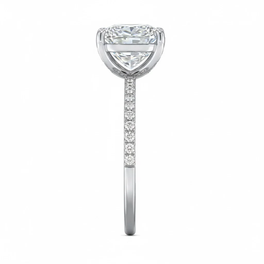 The Princess Royal Eternity – Consistent Pavé Band - Image 6
