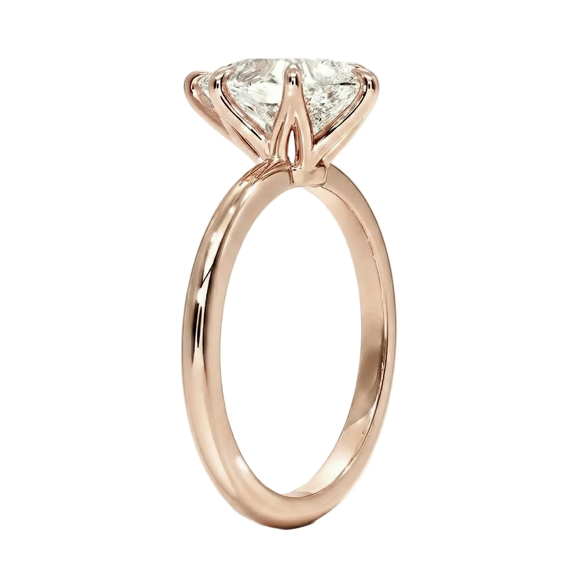 The Pure Pear – Timeless Teardrop Solitaire - Image 8