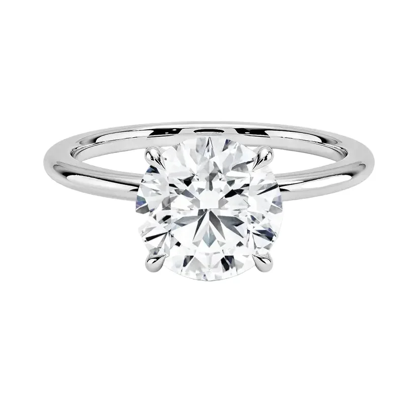 The Pure Round Solitaire – Timeless Minimalist Ring - Image 4