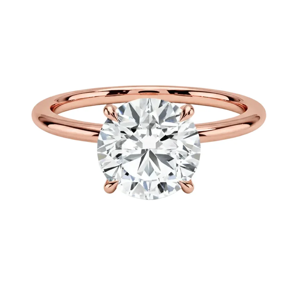 The Pure Round Solitaire – Timeless Minimalist Ring - Image 7