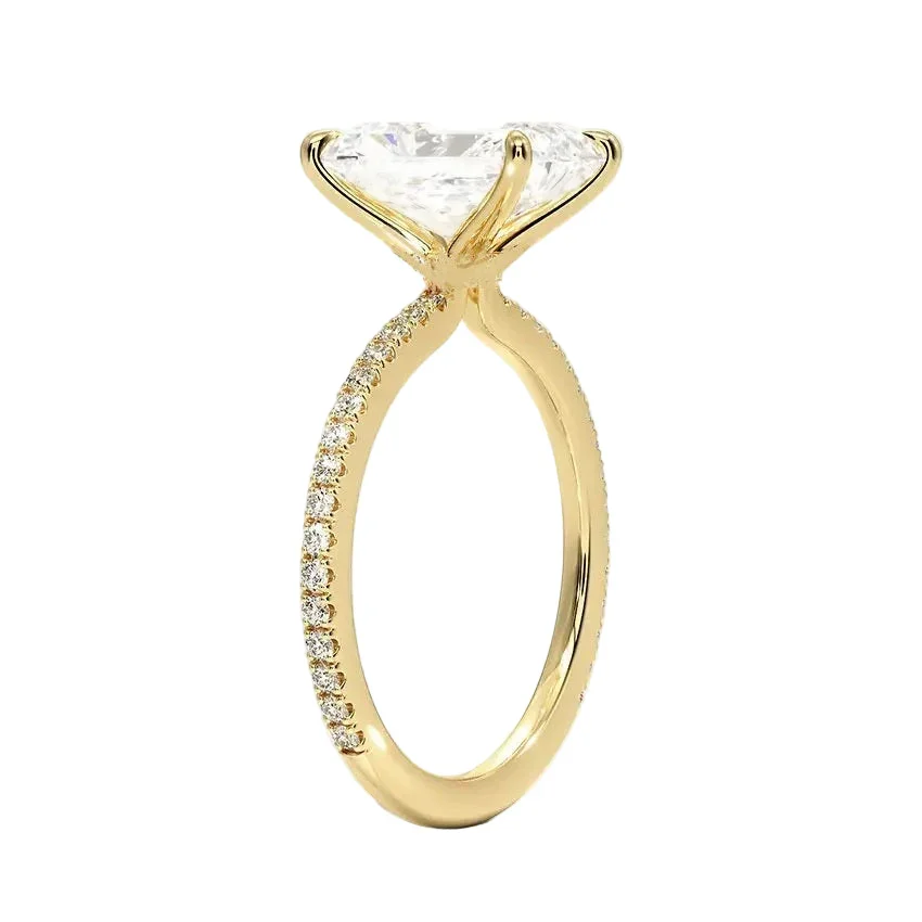 The Radiant 3/4 Eternity – Cat-Claw Pavé Band - Image 2